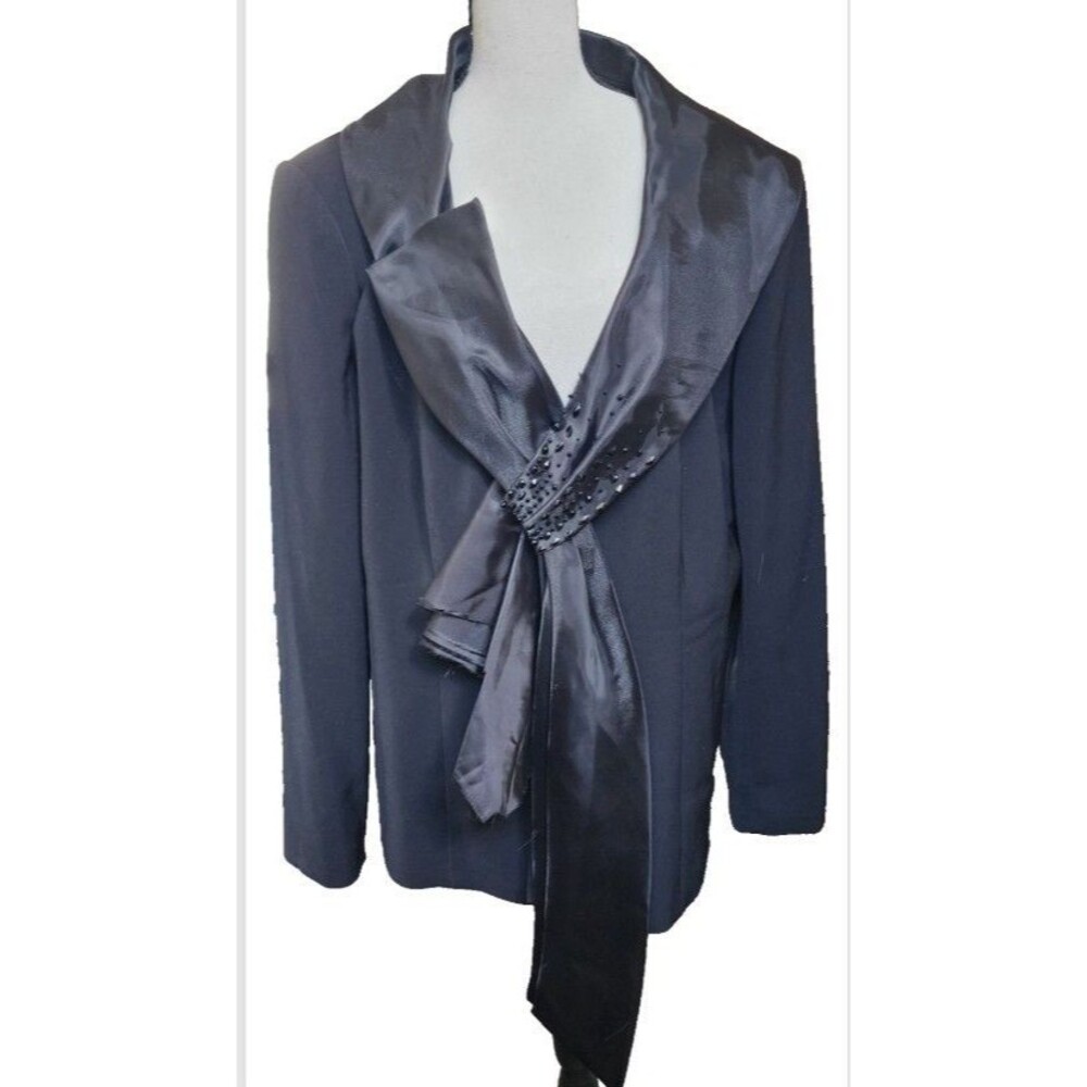 Elite Champagne Black Beaded Top Plus Size 16 Dressy Event